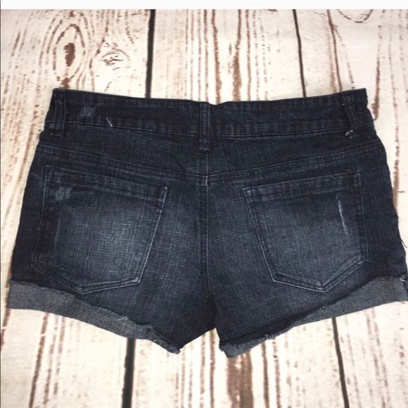 Vintage Therapy By Lane Crawford Dark Wash Denim Jean Shorts 7 - Picture 4 of 13